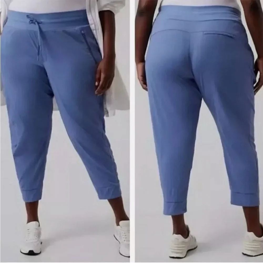 Athleta Blue Trekkie North Joggers Women Size 16